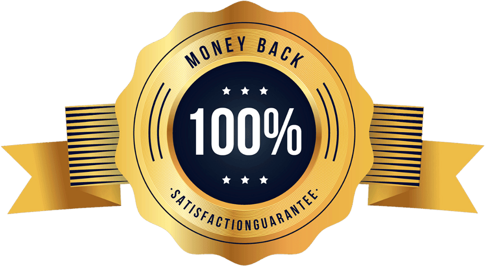 100% Money Back Guarantee